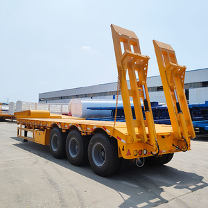 Fengniao Lowbed Semi <b>Trailer</b> 6 Axles 1001-2000kg Payload 12.5x2.5x1.5m Dimensions Shandong Transportation Use - Product Image 1