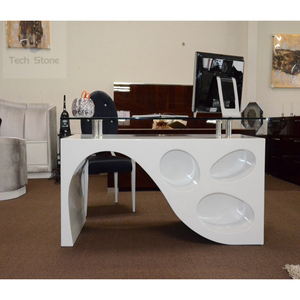 Cnc khắc nghệ thuật thiết kế mô hình nhân tạo đá nội thất văn phòng văn phòng bảng - Product Image 1