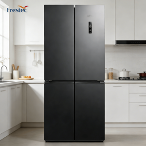 Réfrigérateur Congélateur Grande Capacité Frestec 533L Quatre Portes Système Inverter Sans Givre Acier Inoxydable Réfrigérateur Domestique Alimentation 220V - Product Image 1