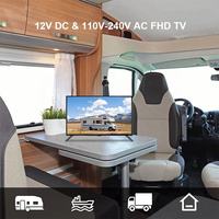 Nouveaux produits Black Smart grand écran de 32 pouces TV numérique analogique par satellite avec batterie pour extérieur intérieur