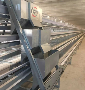 Attrezzatura Automatica per Allevamento Avicolo - Raccoglitore di Uova, Mangiatoia, Pulitore di Letame - Gabbia Zincata a Caldo a 4 Livelli per 128 Uccelli - Prezzo Conveniente - Product Image 6