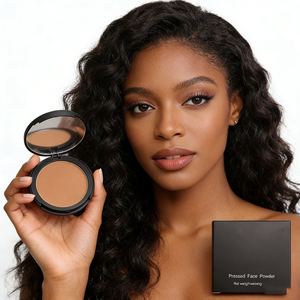 Disponibile in 10 Colori, Cipria Compatta Opacizzante Vegana e Cruelty-Free, Personalizzabile con Logo, Lunga Durata, OEM - Product Image 1