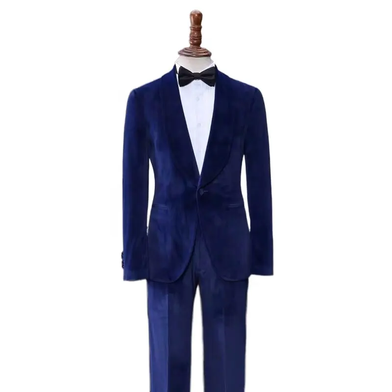 Hot Sale classic custom tailored wool dress suit for men slim fit wholesale men plaid suits coat