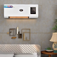 Chauffage électrique mural double usage 1800W, alimentation USB, souffleur d'air froid et chaud PTC, protection contre la surchauffe, en plastique, directement de l'usine