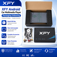 Autoradio Android XFY 9" 10" 2 DIN universel avec écran tactile, navigation GPS, CarPlay sans fil, Bluetooth, WiFi, lecteur multimédia