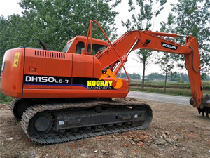 Excavatrice sur chenilles d'occasion Doosan DH150LC-7 Corée, 14,6 tonnes, hydraulique, excellent état, modèle 2023, 500h d'utilisation - Product Image 3