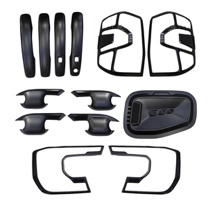 Accesorios Exteriores para Automóviles Más Vendidos, Juego Completo de Kits de Carrocería de Plástico ABS Negro, Compatible con Ford Ranger 2019 2024 - Product Image 1