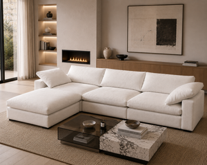 Muebles de Sala de Estar VL, Estilo Americano, Compresión al Vacío, Color Marrón, Sofá Seccional Modular de <span class=keywords><strong>3</strong></span>, 4, 5, 6 y 7 Plazas, Tapizado en Corduroy - Product Image 1