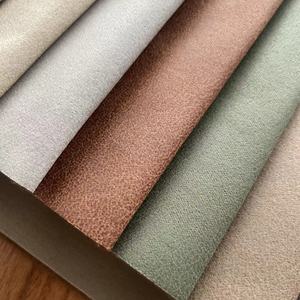 Tissu d'ameublement en polyester velours bronzé imitation daim tricoté chaîne <span class=keywords><strong>pour</strong></span> canapé et housse de siège auto, en stock, faible MOQ, vente <span class=keywords><strong>au</strong></span> mètre - Product Image 4