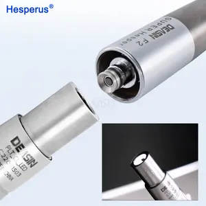 Hesperus Titanium Tandheelkundige Vezel Optische Hoge Snelheid Handstuk Luchtturbine Met Keramische Lagerkoppel Drukknop Voor N Koppeling