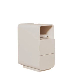 Crème vent lumière luxe petite table de chevet extrêmement étroite maison moderne simple <span class=keywords><strong>taquet</strong></span> français chevet casier armoire tête de chevet - Product Image 1