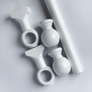 <span class=keywords><strong>Kit</strong></span> Com Varao Para Cortinas 28MM BARRA DE MADERA PARA CORTINA tringle à rideau en <span class=keywords><strong>bois</strong></span> blanc Barra De Madera Para Cortin - Product Image 3