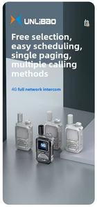 Interphone sans fil portable 4G à <span class=keywords><strong>distance</strong></span> illimitée Carte SIM 4G POC GSM Portée de 5000km Talkie-walkie gratuit à vie - Product Image 5