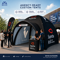 Carpa Inflable Impermeable de Oxford 400D para Marketing, Gazebo Personalizado con Impresión de Marca, Refugio Hermético para Lanzamientos, Ferias Comerciales y Eventos Deportivos