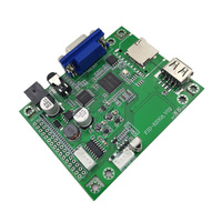 Placa Decodificadora MP4 Fujingdian FJD-8200A, Módulo de Reproducción de Video de Alta Definición, 64M de RAM, Reproductor de Publicidad Personalizado, PCBA para Habitaciones Privadas