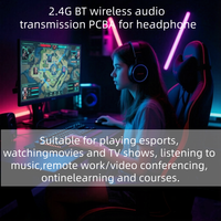 Motherboard Earphone Bluetooth TWS 2.4GHz Solusi Kustom Satu Paket PCBA Latensi Rendah<20ms Modul Audio Nirkabel Bluetooth ODM