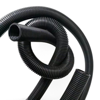 Tuyaux d'eau de pluie industriels noirs OEM PVC/PE HDPE anti-corrosion résistant aux UV haute pression 50mm OD tailles personnalisées standard ISO