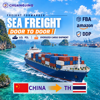 Service professionnel d'expédition maritime de la Chine vers la Thaïlande, DDP porte-à-porte, LCL, FCL, Amazon FBA, fret en vrac, transitaire