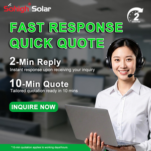 Système d'énergie solaire hors réseau 5kW 10kW 12kW avec panneaux, batterie et kit complet, énergie hybride pour la maison, système solaire hybride 1-78KVA - Product Image 2