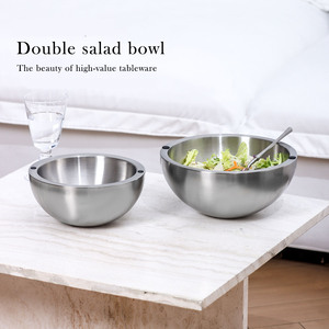 Bol de service <span class=keywords><strong>isotherme</strong></span> en acier inoxydable pour fêtes, 70 oz, plat de service pour sauces et accompagnements - Product Image 6