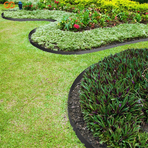Bordure de Jardin Moderne en Acier Noir de 12 Pouces avec Loquets, 6 Pièces, Bordure Durable pour Balcon et Aménagement Extérieur - Product Image 3
