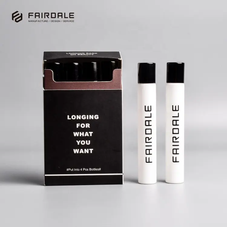 Fairdale नई डिजाइन रोल ट्यूब कांच की बोतल पर 10ml इत्र तेल की बोतलें