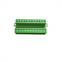 Bloc de bornes enfichable 12 broches pas de 5,08 mm avec oreilles, connecteurs sans soudure KF2EDGRKF-5.08-12PIN