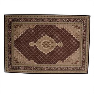 Tapis persans en laine/soie noués à la main pour usage domestique et commercial - Product Image 1