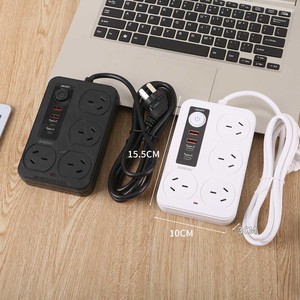 Regleta de Enchufes Australiana con Protección Contra Sobrecarga, Cable de Extensión con 4 Tomas y Carga Rápida PD25W, Enchufe Móvil con <span class=keywords><strong>Puerto</strong></span> USB - Product Image 1