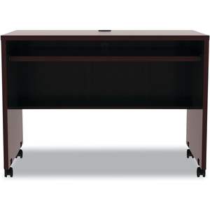 Escritorio móvil Alera Valencia 41 3/8 X 23 5/8 X 29 7/8 de caoba con material plástico - Product Image 2