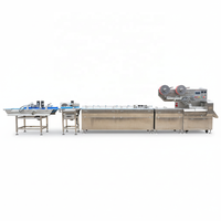 Machine d'emballage de chocolat en acier inoxydable, machine d'emballage en flux pour barres chocolatées