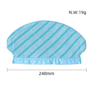 Accessoires pour aspirateur robot, chiffon de nettoyage lavable et réutilisable pour Ecovacs Deboot OZMO N7 920 950 T5 T9 / <span class=keywords><strong>Yeedi</strong></span> 2 Hybrid - Product Image 2