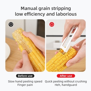 Desgranador de Maíz Fácil de Usar, Pelador de Maíz, Deshojador de Maíz, Pelador Práctico para el Hogar y la Cocina - Product Image 2