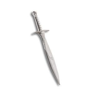 Épées en métal émaillées double face, couleur noir et argent, pour cadeaux, artisanat, promotion, jeux et jouets - Product Image 5