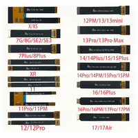 Kabel Fleksibel Ekstensi Penguji Layar LCD Untuk iPhone 7 8 Plus X XS Max XR 11 12 13 14 15 16 17 Pro MAX mini alat perbaikan ponsel