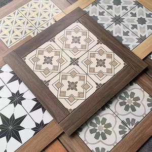 Nouveau Design Carreaux Sol 60x60 Carrelage de parquet en bordure de bois vintage Carrelage de sol rustique en porcelaine à faible absorption d'eau - Product Image 1