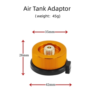 Adaptor konversi kaleng Gas kualitas tinggi, konektor kompor, konverter adaptor tangki kaleng kompor berkemah - Product Image 3