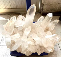 Venta al por mayor de cristales de cuarzo natural blanco transparente, grandes grupos de citrino ahumado, puntos de piedra de cuarzo en bruto curativos a la venta