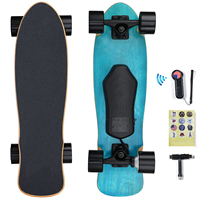 Patinete Eléctrico Portátil Ligero de 680mm con Plataforma de Madera de Arce, Motor Inteligente sin Escobillas de 350W, Velocidad de 20km/h, Autonomía de 8km, Carga Máxima de 80kg, Freno EBS de 3.8kg