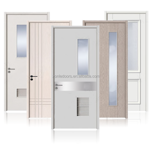 Sliding <strong>Door</strong> with Hardware in <strong>Back</strong> China Supplier Interior Wooden Exit Wpc <strong>Door</strong> Customized Size Waterproof Wpc With Smart Lock - Product Image 3