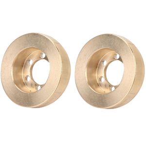 Op Maat Gemaakte Cnc-Bewerking Van Messing Intern Contragewicht Voor Rc Autowiel - Product Image 3