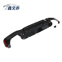Diffuseur arrière noir direct usine pour BMW Série 5 G30 G38 M5 2016-2023 – Pièces de mise à niveau pour lèvre de pare-chocs et spoiler