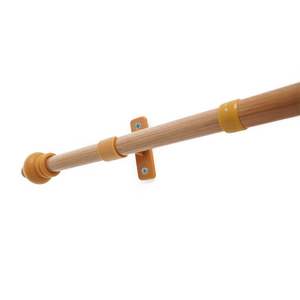 Barras <span class=keywords><strong>de</strong></span> Cortina Modernas para Sala <span class=keywords><strong>de</strong></span> Estar, Decorativas, con Aspecto <span class=keywords><strong>de</strong></span> Madera, Romanas, Extensibles, Resistentes, Individuales y Dobles, <span class=keywords><strong>de</strong></span> Metal - Product Image 4