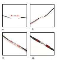 Connecteurs à sertir thermorétractables étanches pour soudure 0,25-6,0 mm² – Bornes de raccordement en étain pour fils