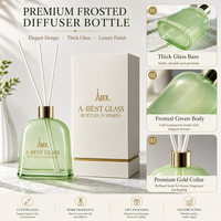 Bouteille diffuseur de parfum en verre transparent en forme de cloche de 150 ml, décoration d'intérieur, logo personnalisé, finition de surface disponible
