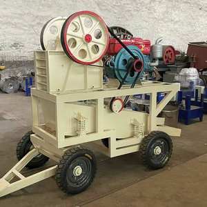 สายการบดแบบกรามขนาดเล็กแบบพกพา PE 250x400หินแกรนิตดีเซล - Product Image 3