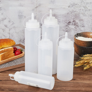 Squeeze Bottle 230Ml 80Z Plastic Lid Leak Resistant Condiment Storage Container For Sauce Salad Cream - Product Image 2