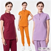 Uniforme Médico Jogger 42024LW, Bata Lavable para Farmacéuticos y Sanidad, Bata de Laboratorio Lavable