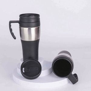 Mug de voyage en acier inoxydable avec isolation sous vide, performance thermique de 6 à 12 heures, anti-fuite et portable pour une utilisation en extérieur - Product Image 2