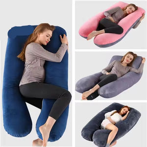 Oreiller complet en forme de <span class=keywords><strong>U</strong></span> pour la <span class=keywords><strong>grossesse</strong></span> <span class=keywords><strong>Coussin</strong></span> d'allaitement Soutien croissant Oreiller de maternité pour le corps de la <span class=keywords><strong>grossesse</strong></span> - Product Image 6